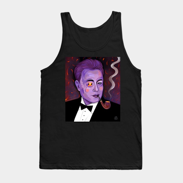 Elon Musk Tank Top by Daria Kusto